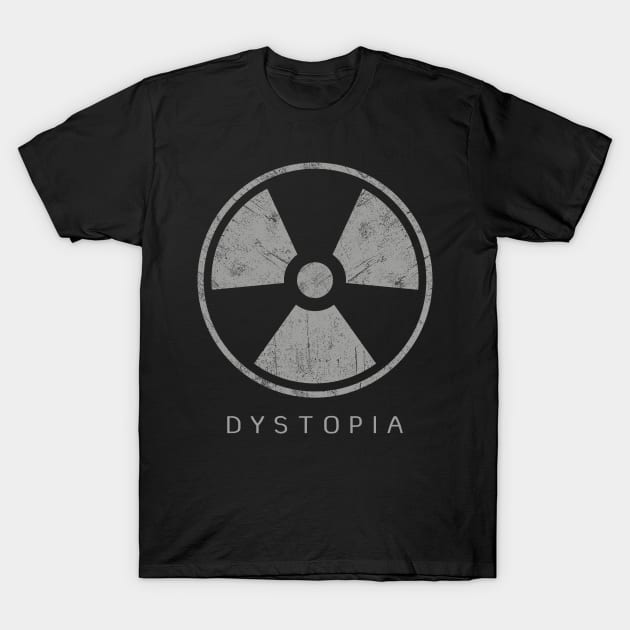 Dystopia anti war nuclear symbol design T-Shirt by Keleonie